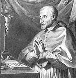 Saint Robert Bellarmine who was born on 4 October 1542 was an Italian Jesuit and a Cardinal of the Catholic Church. He was one of the most important figures in the Counter-Reformation.